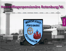 Tablet Screenshot of heeresfliegerpensionaererow.berndm.de